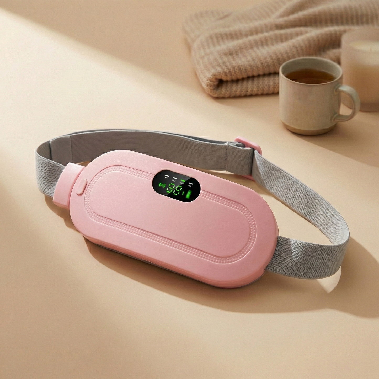 Cinturón almohadilla térmica eléctrica